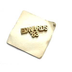 Louisiana Governor Edwin Edwards 1983 Gold Tone Lapel Pin NEW!!